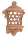 Biscottini Lanterna Lampada da parete da appendere in Terracotta 100% Made in Italy interamente Lavorata a Mano