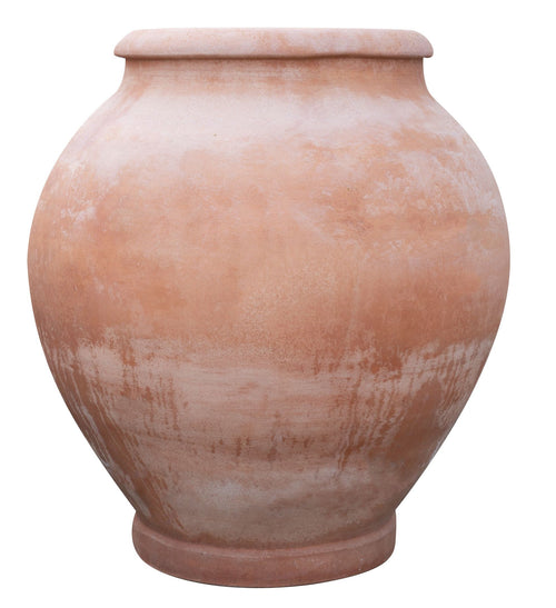 Biscottini Giara liscia invecchiata, in terracotta toscana L90xPR90xH102 cm Made in Italy