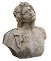 Biscottini Busto uomo in pietra L78xPR35xH80 cm realizzato completamente mano Offerta