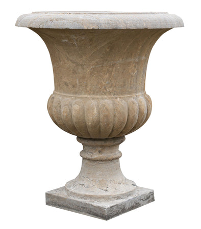 Biscottini VASO FESTONATO INVECCHIATO IN PIETRA pietra, conca festonata Offerta Speciale