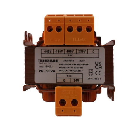 Trasformatore monofase 50VA 0-230-400-415-440/0-24 VCA Aleyay
