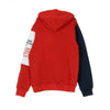 MASS DENIM Felpa Cappuccio Uomo Republic Red da uomo