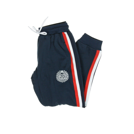 MASS DENIM Pantalone Tuta Felpato Uomo Oblique Navy da uomo