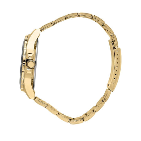 Orologio CHRONOSTAR uomo Captain acciaio dorato / nero