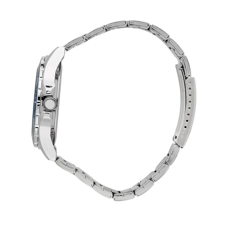 Orologio CHRONOSTAR uomo Captain datario acciaio / blu