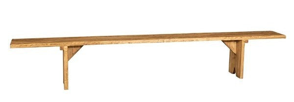 Biscottini Biscottini Panca Legno Massello Tiglio Finitura Naturale 300x25x50 Made Italy