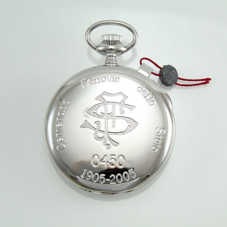 Orologio da tasca Perseo Piombo FS Centenario Ferrovie dello Stato