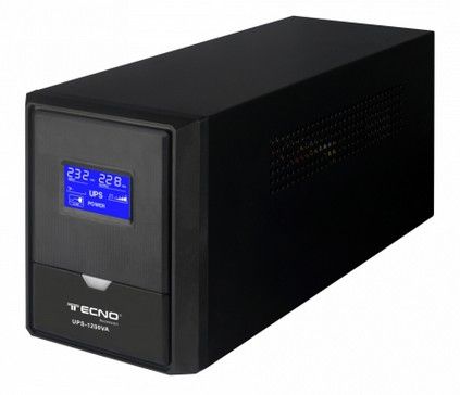 Tecno tc-800va-lcd gruppo di continuità (ups) 360 w 2 presa(e) ac - 39.34