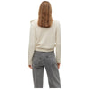 Vero Moda pullover bianco Adia 10314235 Maglieria Vero Moda