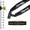 Catena antifurto per bici - MASTER LOCK - Lunghezza 90 cm - Acciaio cementato resistente al taglio e alla sega