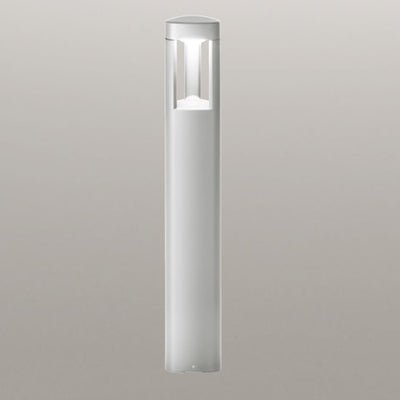 Lampioncino alluminio Gea Led JANET GES481 80H LED lampada terra grigio metallizzato moderna Gx53 IP54