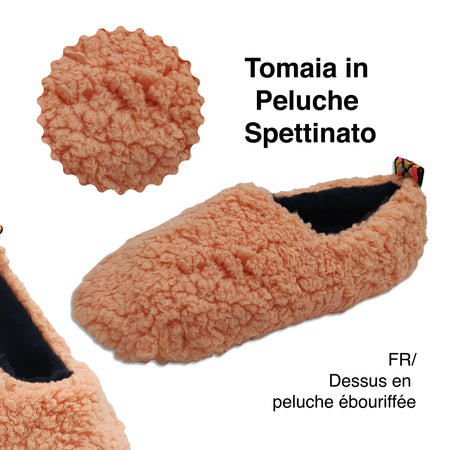 Le Pelosone Ciabatte Donna Invernali Da Casa Babbucce in Peluche Spettinato Pantofole Chiuse Suola per Parquet