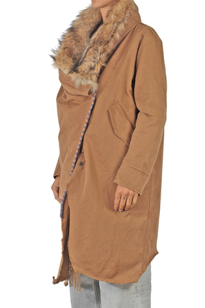 BAZAR DELUXE Bazar Deluxe - Cappotto - 440864 - Cammello da donna