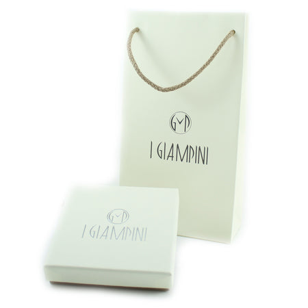 Bracciale Elastico Donna in Argento 925 con Pendente Angelo e Zirconi - I Giampini