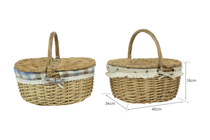 Cesta Vimini con Coperchio