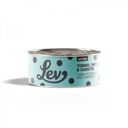 Lev Scatoletta al Tonno Patate e Carote per Gatti 140gr