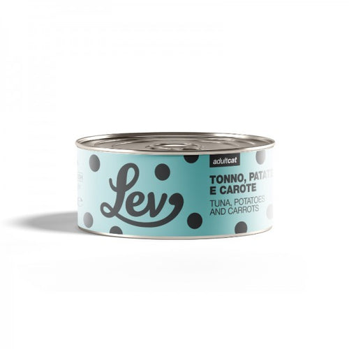Lev Scatoletta al Tonno Patate e Carote per Gatti 140gr