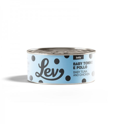Lev Baby Scatoletta al Tonno e Pollo per Gatti Cuccioli 140gr