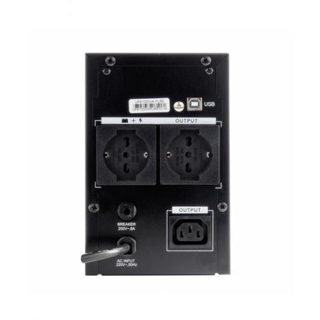 VULTECH UPS1000VA-PURE - GRUPPO DI CONTINUIT LINE INTERACTIVE CON ONDA SINUSOIDALE PURA - LCD - 2 PRESE - 1 PRESA IEC13