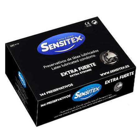SENSITEX® preservativi naturali resistenti extra strong anali 100% vegan 144 pezzi