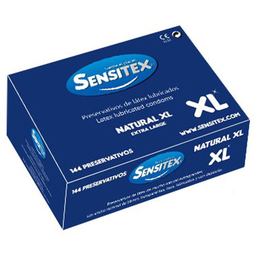 SENSITEX® preservativi naturali extra large XL 100% vegan 144 pezzi