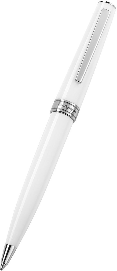 MONTEGRAPPA Penna donna sfera a rotazione Armonia bianca ISA1RBAW