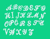 Set Di Lettere Termoadesive Corsivo Maiuscolo Ricamate 3cm