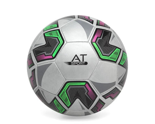 PALLONE CUOIO CALCIO SPORT AT GRIGIO