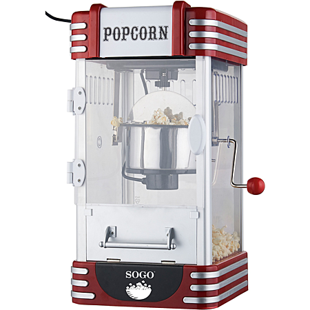 Macchina per popcorn professionale in stile retrò