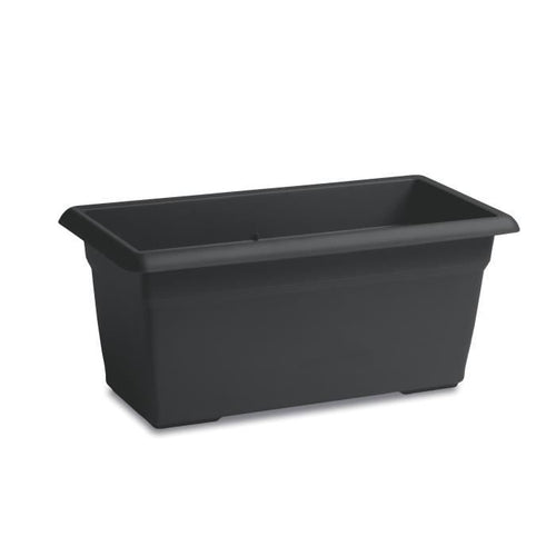 Mediterraneo Rectangular Flower Bin - 110L - 100 cm - Plastica - Antracite
