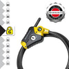 Antifurto - MASTER LOCK - Python 8433EURD - Lunghezza regolabile da 30 cm a 1,8 m - Acciaio intrecciato - Nero