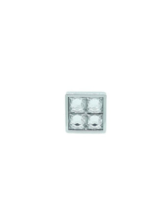 MOBILI 2G - Gruppo 1 Cassettiera 2 Comodini Shabby Bianco swarovski