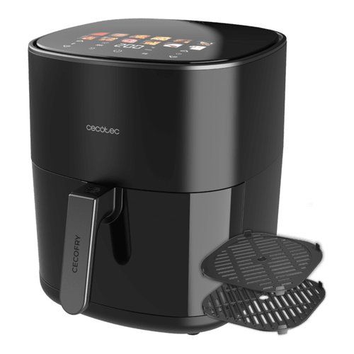 Cecotec cecofry&grill duoheat 6500 friggitrice ad aria 6.5 lt finestra e display colori - CC100500
