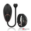WATCHME ovulo ovetto vibrante in silicone nero con telecomando wireless da polso