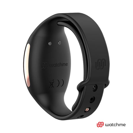 WATCHME ovulo ovetto vibrante in silicone nero con telecomando wireless da polso