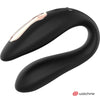 WATCHME gioco di coppia clitoride in silicone nero con telecomando wireless da polso