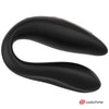 WATCHME gioco di coppia clitoride in silicone nero con telecomando wireless da polso