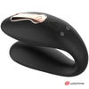 WATCHME gioco di coppia clitoride in silicone nero con telecomando wireless da polso