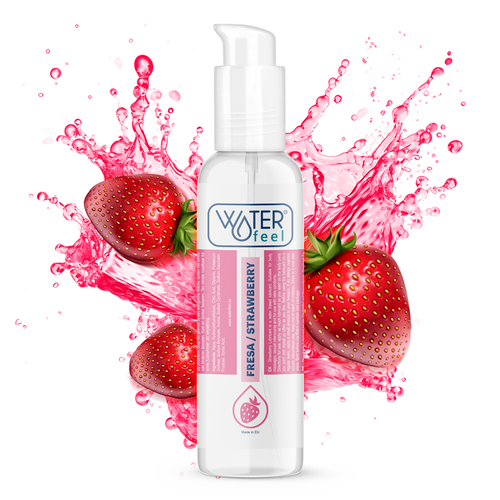 Waterfeel strawberry lubrificante intimo anale vaginale a base d’acqua gusto fragola 175 ml