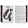BRILLY GLAM gioco di coppia in silicone con telecomando ricaricabile USB