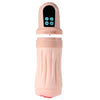 XISE masturbatore maschile realistico con vagina morbida vibrante in silicone ricaricabile USB