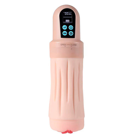 XISE masturbatore maschile realistico con vagina morbida vibrante in silicone ricaricabile USB