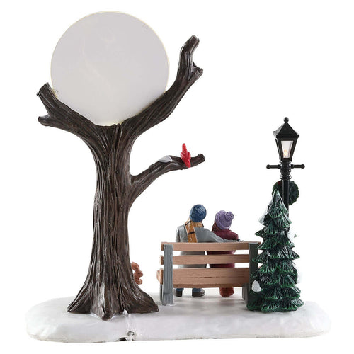 Luna del villaggio, accessorio villaggio di Natale in Plastica