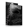 INTOYOU collare con guinzaglio fetish BDSM in morbido neoprene nero senza nichel