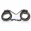 INTOYOU manette polsiere fetish BDSM in morbido neoprene nero senza nichel