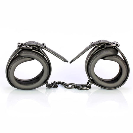 INTOYOU manette polsiere fetish BDSM in morbido neoprene nero senza nichel