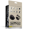 INTOYOU manette cavigliere fetish BDSM in morbido neoprene nero senza nichel