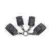 INTOYOU manette caviglie e polsi fetish BDSM in morbido neoprene nero senza nichel