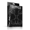 INTOYOU manette caviglie e polsi fetish BDSM in morbido neoprene nero senza nichel