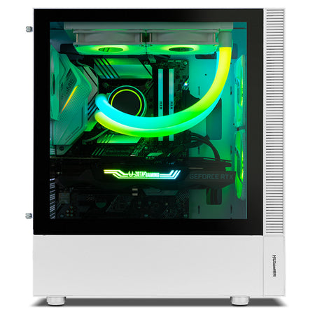 Case computer desktop ATX Nox-Xtreme Hummer Nemesis Bianco